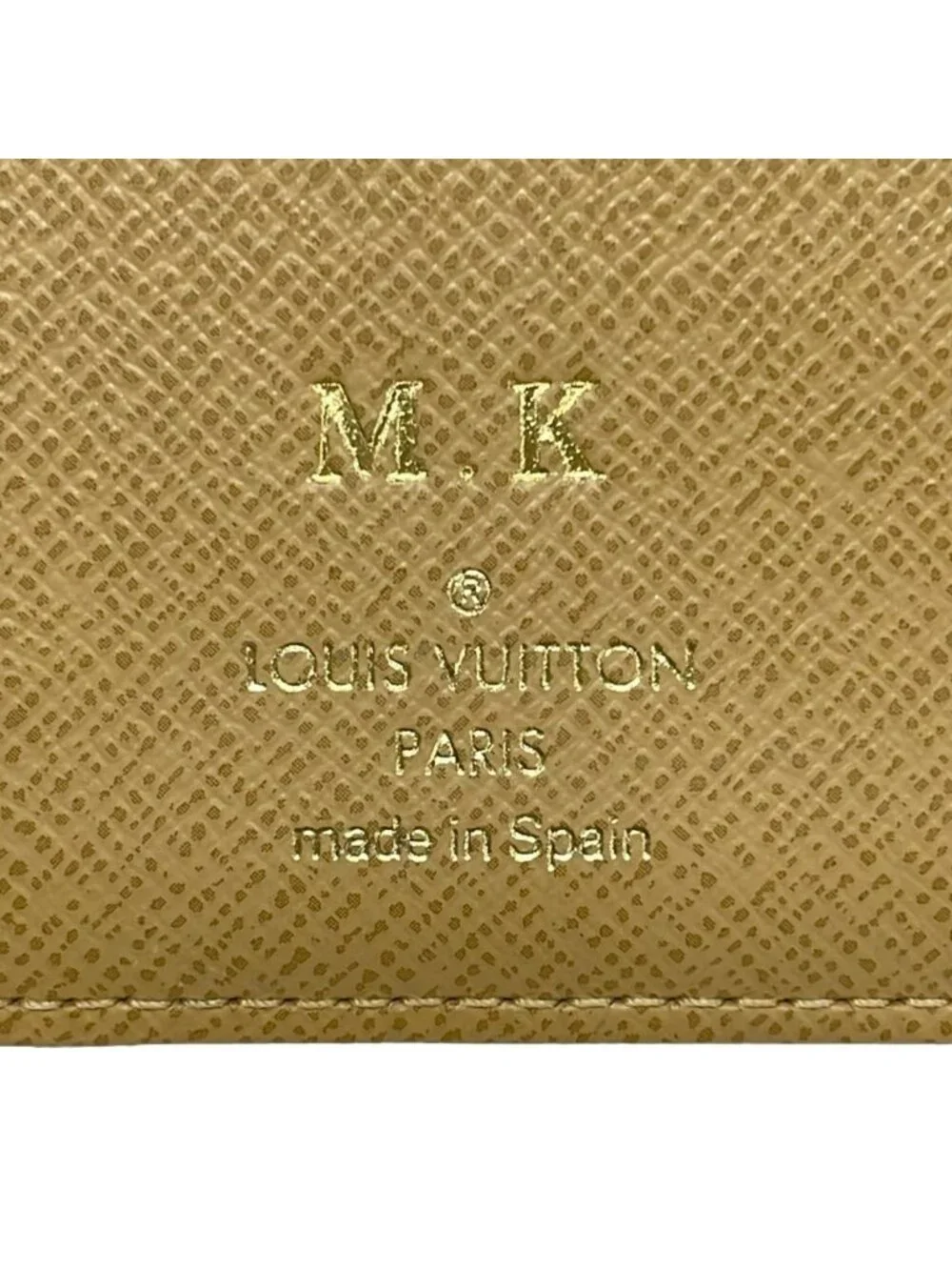 Louis Vuitton Notebook Damier Agenda PM Azur Label Collection Initial